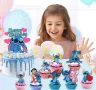 24 бр Лило и Стич lilo stitch къси остри картонени топери топер торта мъфини кексчета парти рожден, снимка 1