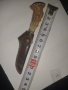 Стар колекционерски нож с кожена кания, снимка 1 - Други ценни предмети - 39191875