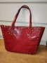 Дамска червена щампована пазарска чанта ZARA цена 35 лв., снимка 3