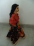 № 7165 стара кукла  - височина 32 см   - синтетика , текстил, снимка 4