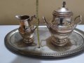 посребрен месингов сервиз арт деко, снимка 5