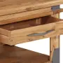 vidaXL Маса за кафе, 110x52x45 см, акациево дърво масив, снимка 6
