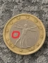 Италия 1 евро 2002 с грешка в буква R, снимка 3
