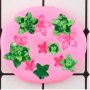 6 малки сукуленти Сукулентни сукулент цветя растения силиконов молд за украса торта фондан, снимка 1 - Форми - 32115433