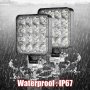 2бр. LED Бар 48W Оffroad Фар 12-24V, снимка 3