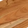 vidaXL Плот за бюро, 140x50x2,5 см, правоъгълен, масивно дърво акация, снимка 6