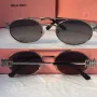 Miu 2024 дамски слънчеви очила елипса овални кръгли 4 цвята , снимка 7