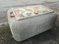 ПЛЕТЕН САНДЪК С КАПАК ТАБУРЕТКА ПУФ-ВНОС ГЕРМАНИЯ 0803251814, снимка 10