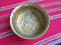 Бронзова чиния купа фиала, снимка 1