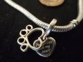 сребърна гривна Пандора, снимка 5
