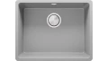 Сива кухненска мивка за вграждане под плот Венеция 60 560x440 мм, снимка 7