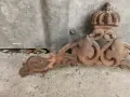 Стара чугунена апликация, снимка 2