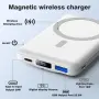 MagSafe магнитна безжична захранваща банка 10000mAh 22.5W PD LED – 10 000mAh, снимка 2