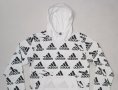 Adidas Essentials Brandlove Hoodie оригинално горнище S Адидас спорт, снимка 2