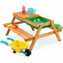 ОТНОВО НАЛИЧНА Детска маса с пейки и пясъчник 2в1 GINGER HOME, снимка 3
