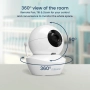 Нов Babysense HD S2: бебефон с 2 камери, без Wi-Fi, разделяне на екрана за преглед на 2те камери ..., снимка 9