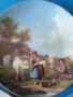 5бр Weimar Бавария/немска колекционерска декоративна порцеланова чиния-картина/пейзажи, снимка 4