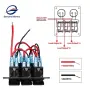 Панел за вграждане с 3 бутона + 2 USB + Запалка – NA584, снимка 2