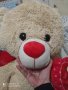 Огромен плюшен мечок за Свети Валентин, ок. 100 см, снимка 1 - Плюшени играчки - 44094149