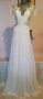 Булчинска сватбена дълга бяла рокля Asos, нова, с етикет, р-р S, снимка 1