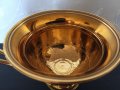 Тракийски златен съд за вино киликс от Голямата Косматка - реплика, 24К златно покритие, ВИП подарък, снимка 8