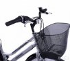 Кошница за велосипед, багажник със ситна мрежа, 29/ 26 см., черна, снимка 3