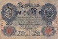 20 марки 1908 D, Германия, снимка 1 - Нумизматика и бонистика - 34258897
