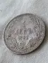 Българска сребърна монета 1 лев 1882 година Фердинанд първи 38936, снимка 3