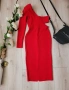 Елегантна червена рокля , снимка 4