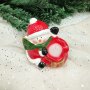 4248 Керамичен коледен свещник Снежко Дядо Коледа, снимка 4