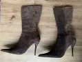 Дамски ботуши на високи токчета №36, снимка 1