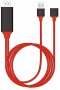 HDMI кабел за телефон към телевизор, iPhone iPad Android, Цифров AV адаптер 1080P