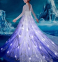 Светеща рокля на Елза с Лед лампички , снимка 2