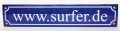 1990те Немска рекламна емайлирана табела "СЪРФИСТ", снимка 4