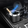 Автомобилен пепелник с LED диод – синя светлина, черен, модел 67044-156, снимка 5