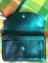 Дамска италианска малка черна чанта естествена кожа дълга дръжка, снимка 4