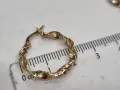 Дамски златни обеци, снимка 9
