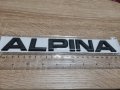 Alpina Алпина черна емблема голям размер, снимка 2
