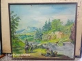 Стара картина-масло., снимка 1