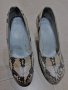 Оригинални Обувки Естествена Змийска кожа закупени от Франция, Висок Ток и Платформа,№ 36, снимка 1