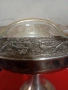 Посребрена купа, фруктиера арт деко, снимка 2