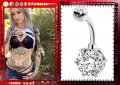 Пиърсинг обица за пъп piercing, снимка 9