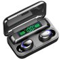 Безжични Блутут Слушалки TWS F9 5C tws Пауър Банк външна батерия безкабелни слушалки с дисплей и тъч, снимка 6