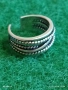 Отворен пръстен стерлингово сребро майсторска ръчна изработка 51957, снимка 2