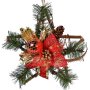 Коледен венец с коледна звезда, 20см, снимка 1 - Декорация за дома - 42720160