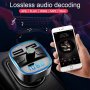 FM трансмитер Bluetooth 5.0, T25, ВОЛТМЕТЪР, MP3, micro SD, 2 x USB, 3.4А, снимка 4