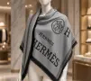 Hermes шал ✨ кашмир и коприна, снимка 5