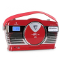 RCD-70 Ретро Винтидж касетофон с радио FM/CD/MP3/USB и батерия