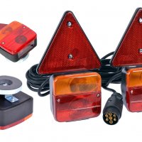 Магнитни стопове за ремарке със светлоотразители и окабеляване 2бр, снимка 1 - Аксесоари и консумативи - 40178602