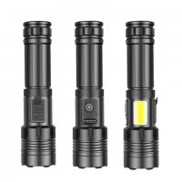 Фенер за лов, 5000LM XHP 160 акумулаторен прожектор, снимка 2 - Оборудване и аксесоари за оръжия - 39995618